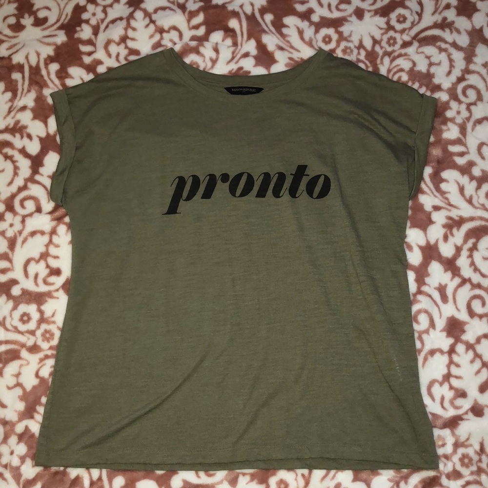 Olive green shirt